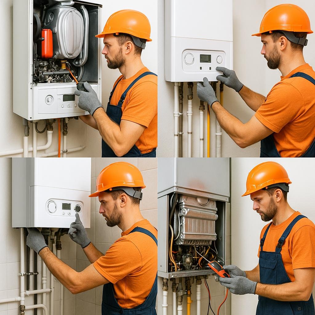 Services Boiler Services Collage