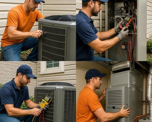 Central_Air_Systems_Collage Duct Insulation Services