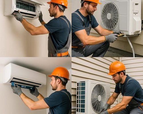 Ductless_Mini_Split_Systems_Collage Heating Service in Fort Lauderdale
