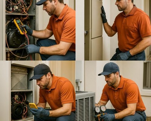 Emergency_HVAC_Services_Collage Duct Replacement And Repair