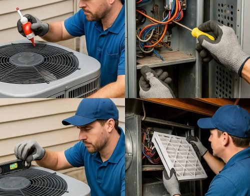 Seasonal_HVAC_Maintenance_Collage Maintenance Services in Fort Lauderdale